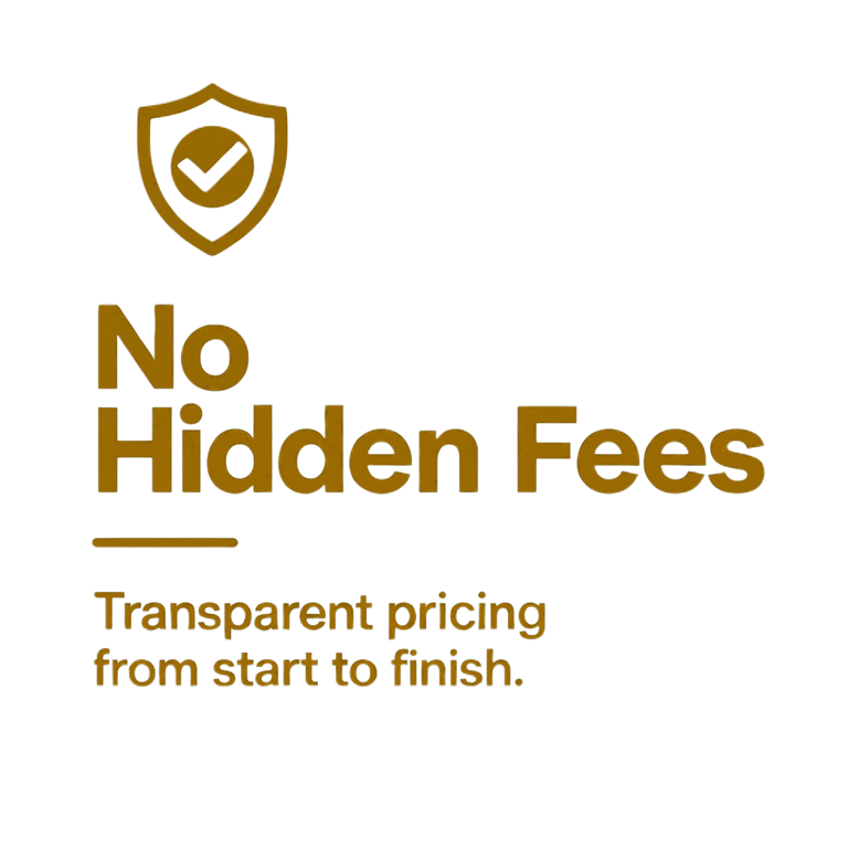 No hidden fees tran
