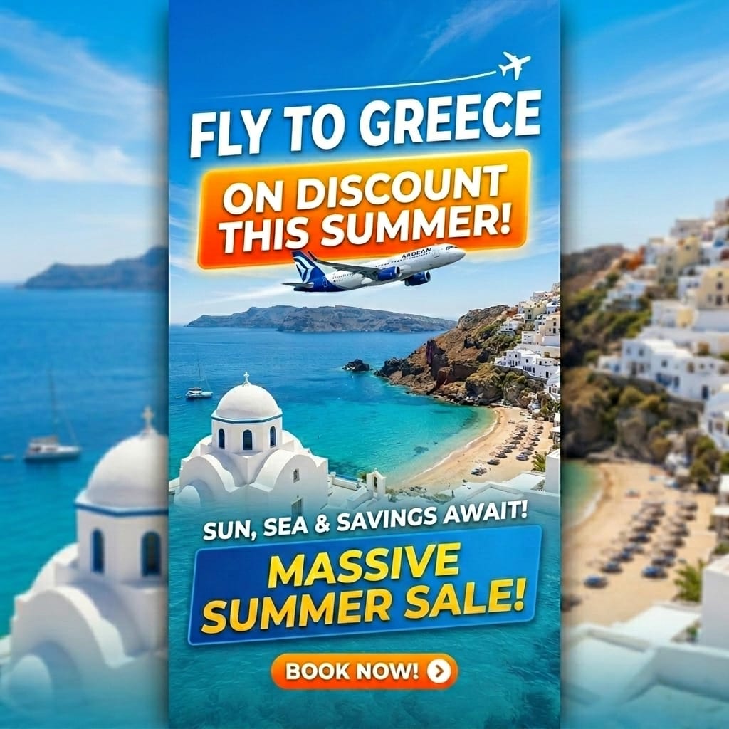 Fly to Greece