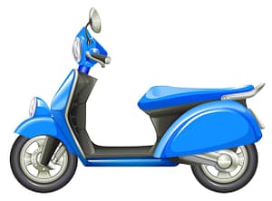 vespa blue
